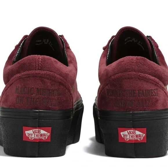 VANS x DISNEY | NWT Old Skool Stackform Disney 100 Poison Apple Mahogany - Picture 2 of 6